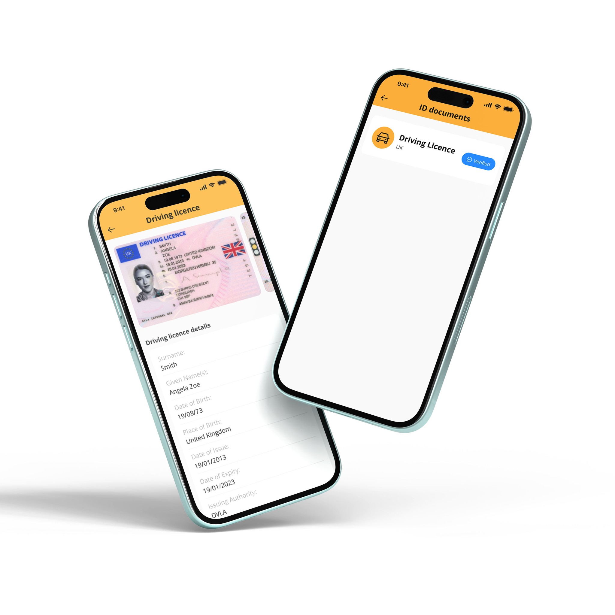 Driving Licence ID documents