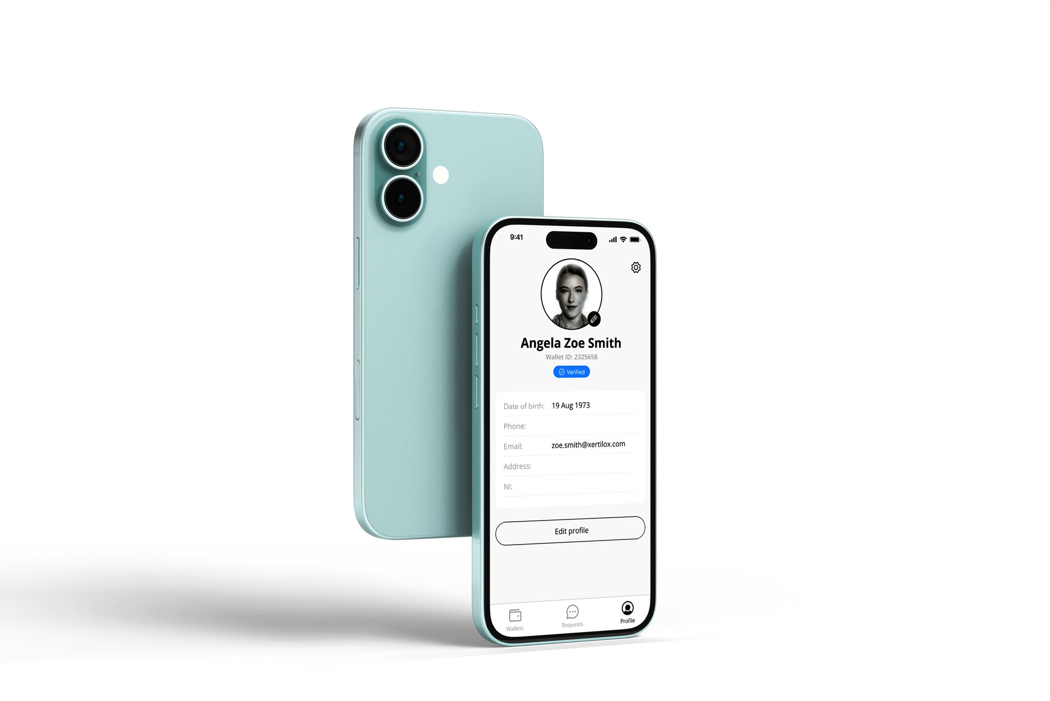 Profile mobile app