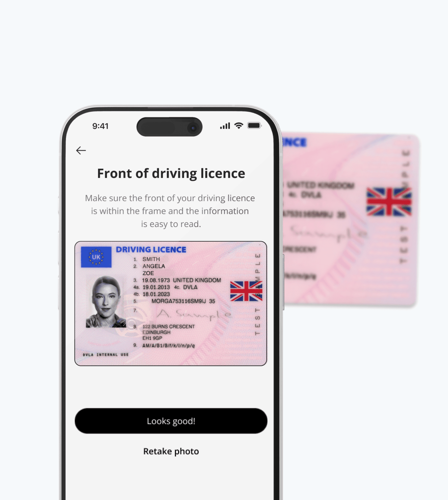 Scan screen